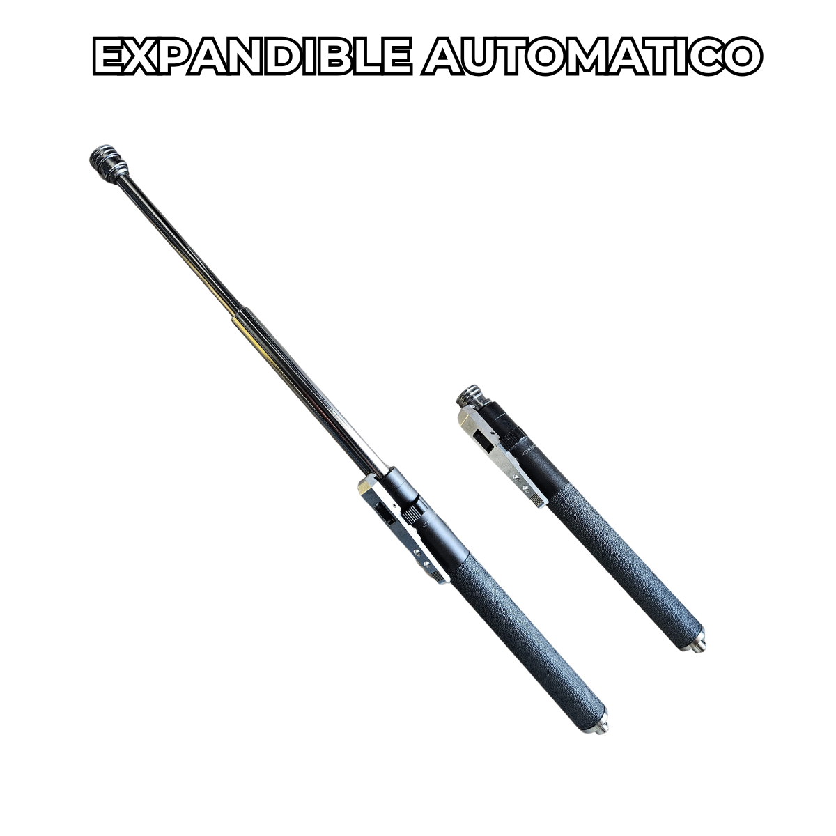 Baston Retractil 40cm Automático Seguridad Guardia Defensa
