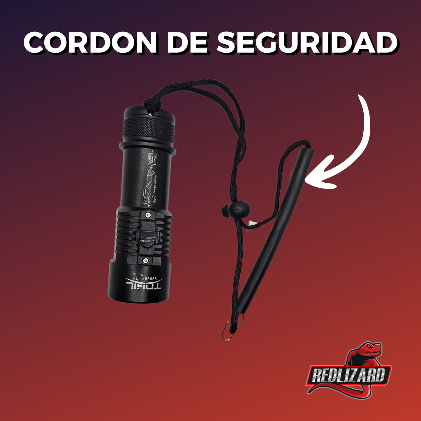Linterna Lampara De Buceo Led Sumergible 10,000 Lumenes
