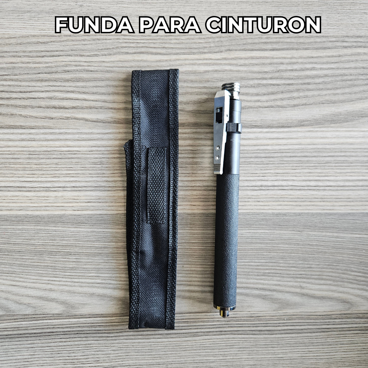 Baston Retractil 40cm Automático Seguridad Guardia Defensa