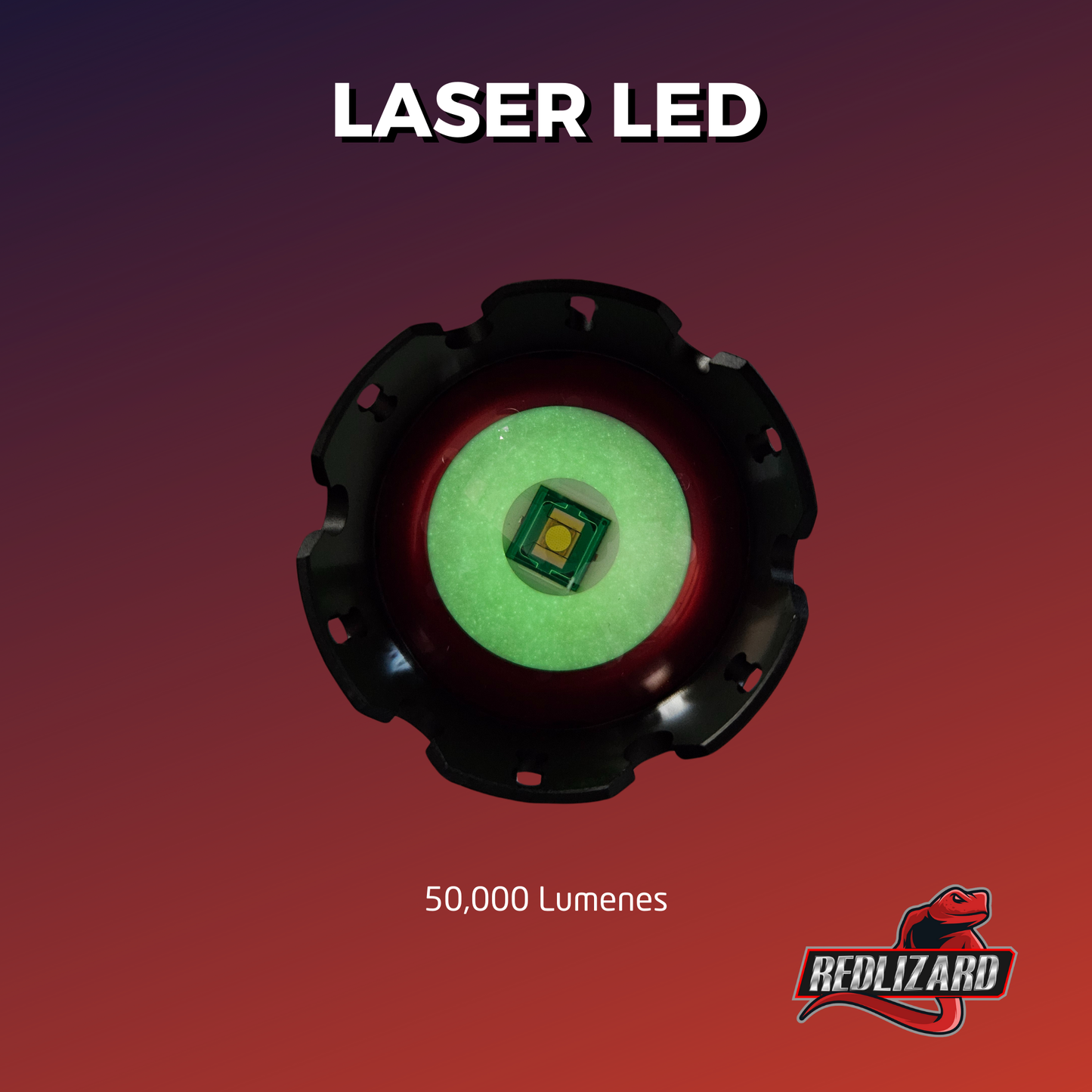 Lampara Tactica Recargable Ultra Potente Led Laser 8 X 18650