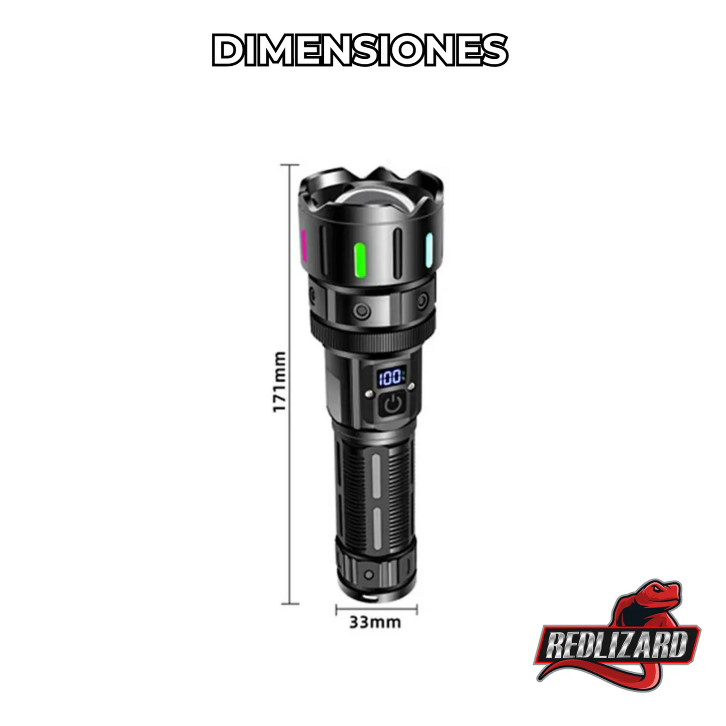 Lampara Recargable Led Ultra Potente 30,000 Lm Power Bank