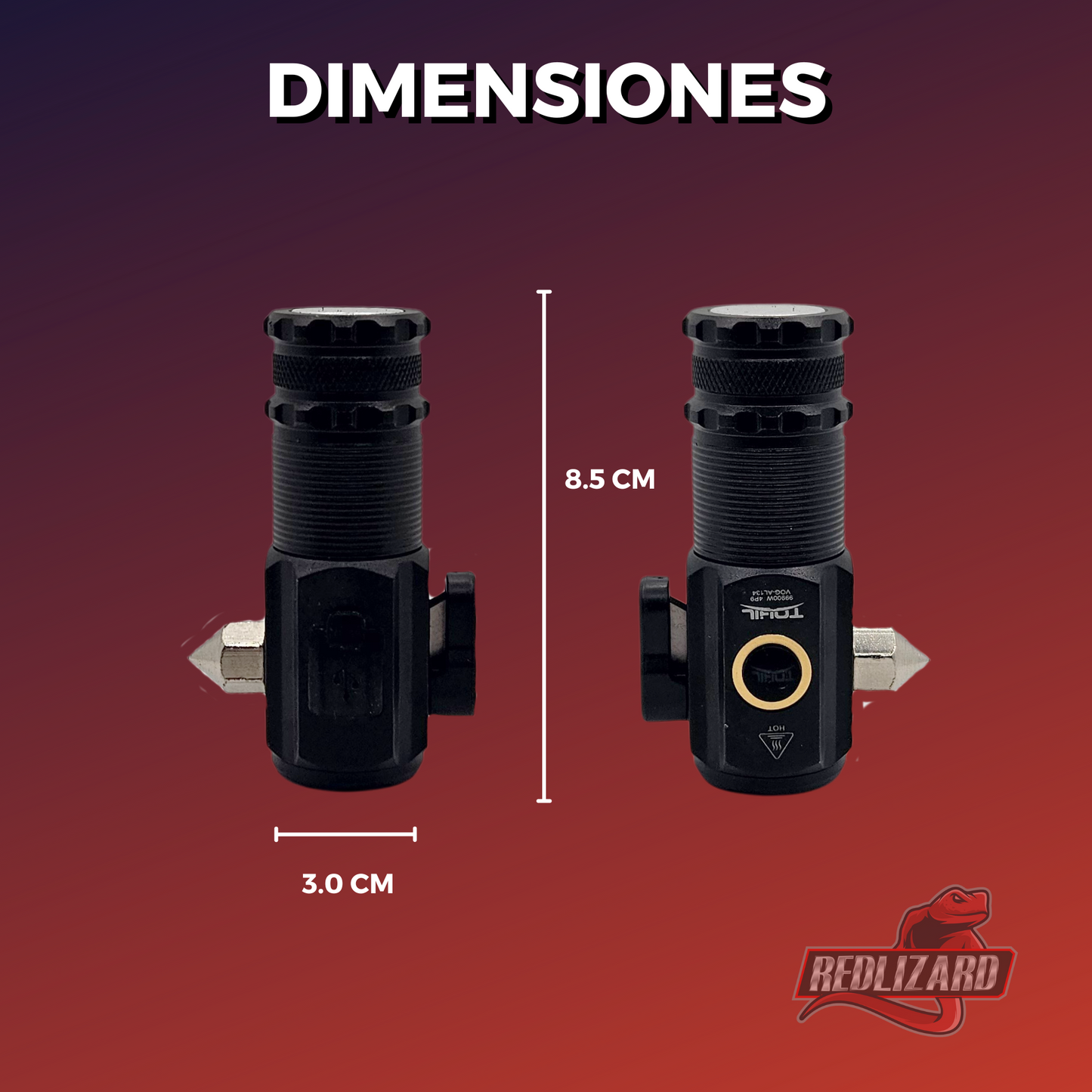 Lampara Ultrapotente Recargable Para Emergencias Con Rompevidrios