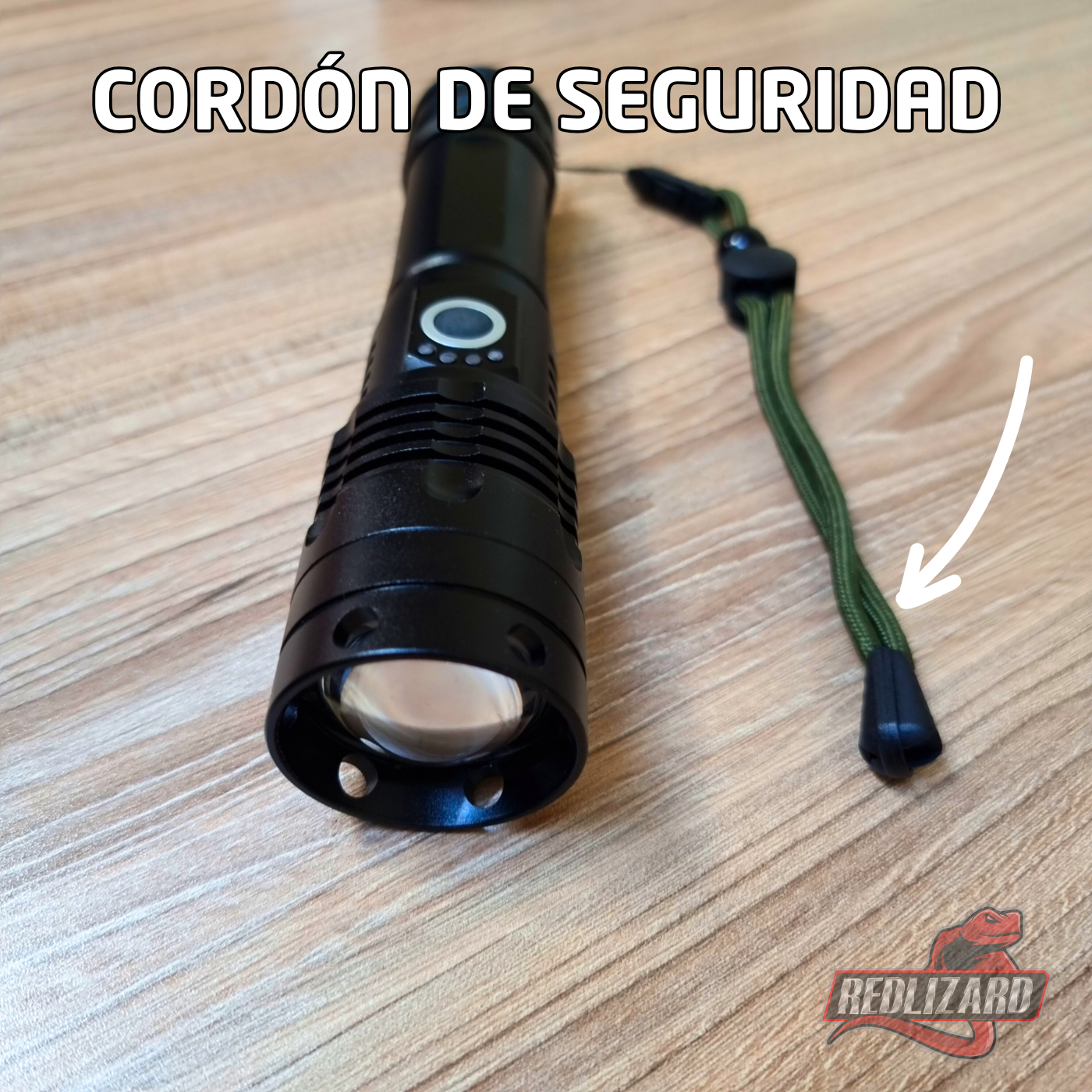 Lampara Tactica Recargable Led Potente Militar AL-102