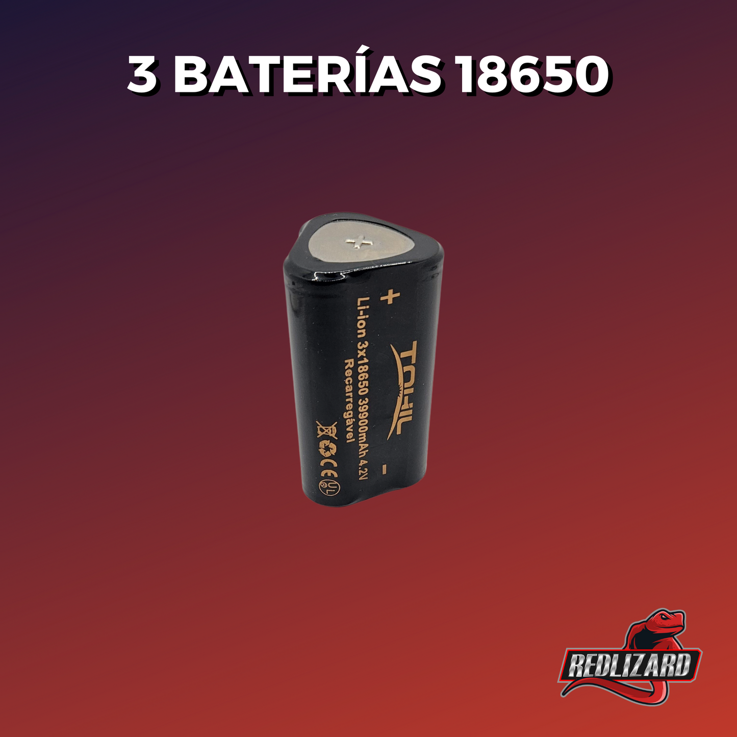 Lampara Tactica Ultra Potente Recargable 4 Leds Power Bank