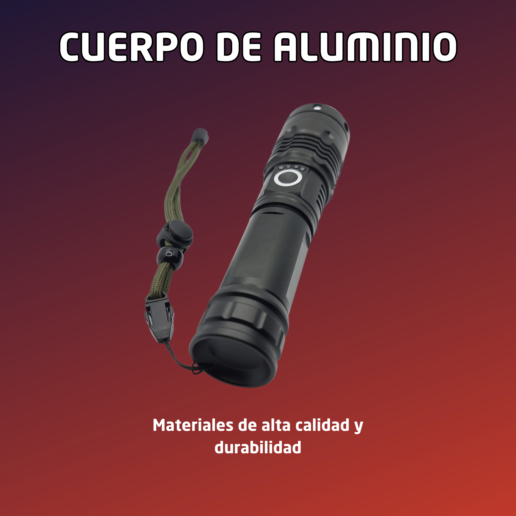 T9-102 Rechargeable Powerful Military Tactical Lamp