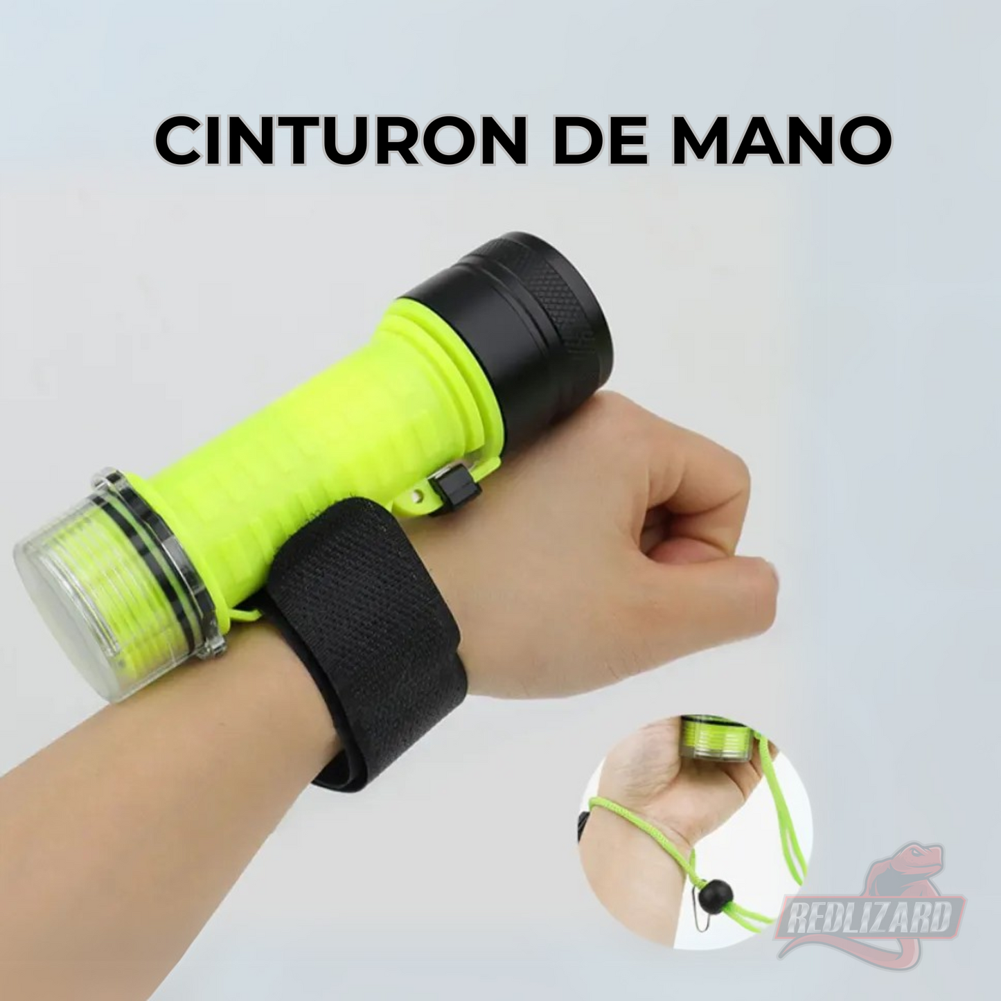 Lampara Buceo Sumergible Recargable Usb C Doble Led