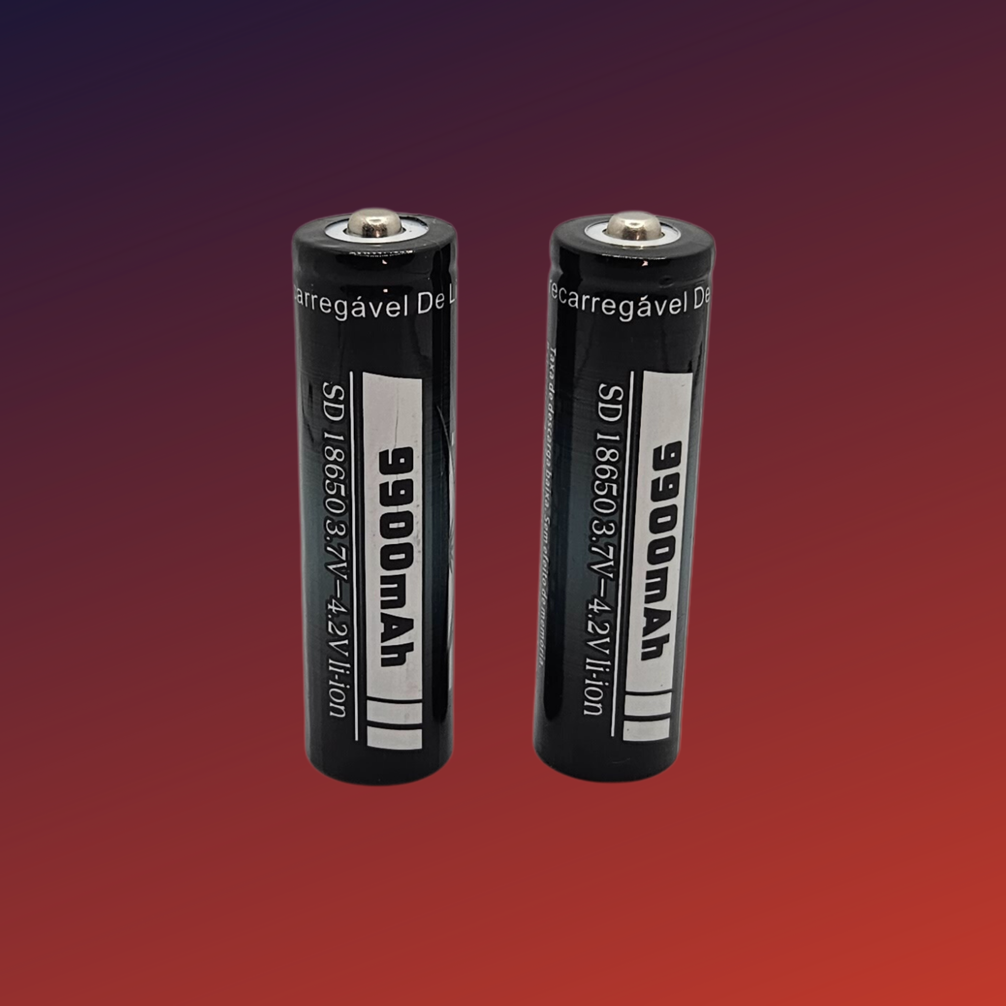 Baterias Pilas Recargables 18650 3.7v - 4.2v / 9900mah (2 Unidades)