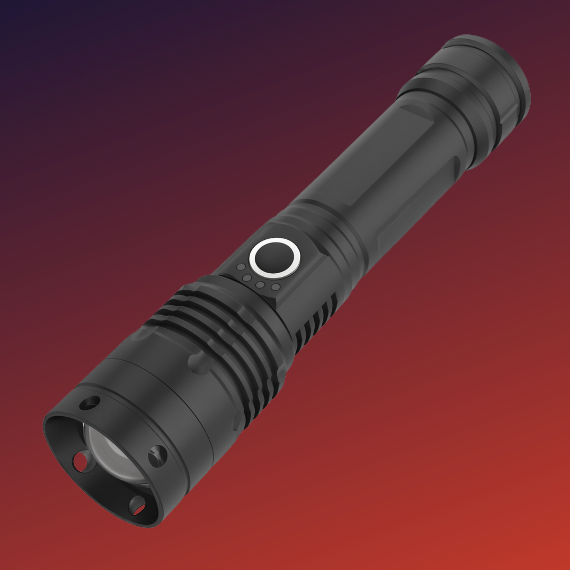 Lampara Tactica Recargable Led Potente Militar AL-102