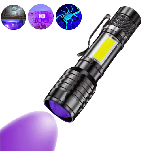 Lampara Led Uv Luz Negra Ultravioleta Recargable Usb