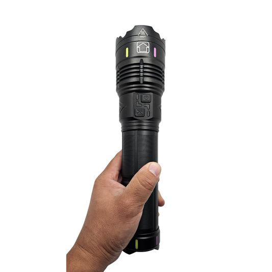 Lampara Tactica Recargable 8 Pilas 18650 5 Modos De Luz