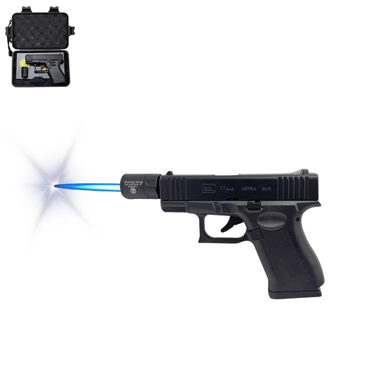 Encendedor Pistola En Forma De Pistola Glock Soplete
