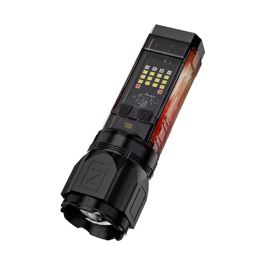 Lampara Tactica Solar Modo Torreta De Policia Power Bank X46