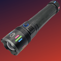 Lampara Led Recargable Tactica Laser Led De Mano Potente