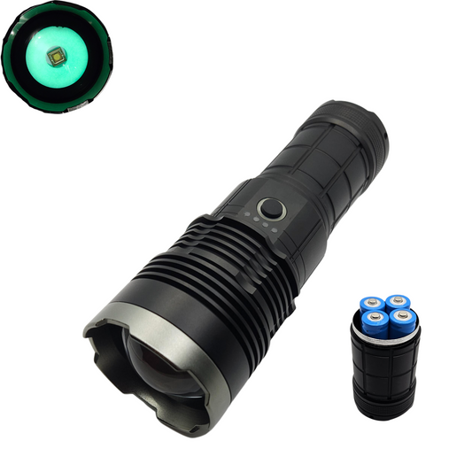 Lampara Tactica Ultra Potente 30,000 Lumenes Laser Led