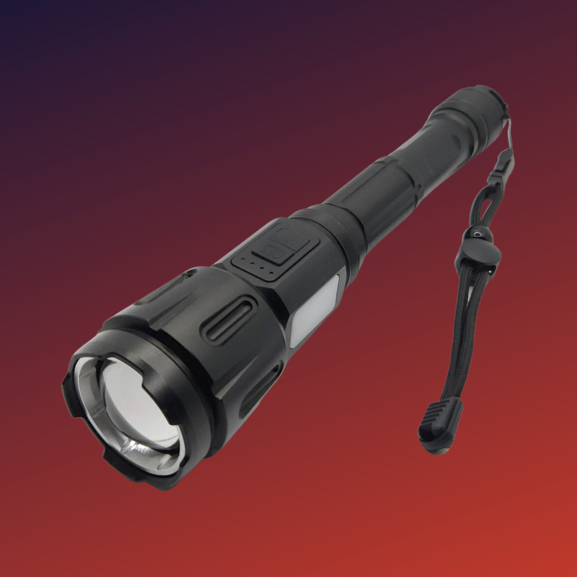 Lampara Táctica Ultra Potente T9-100 20000 Lúmenes Con Zoom