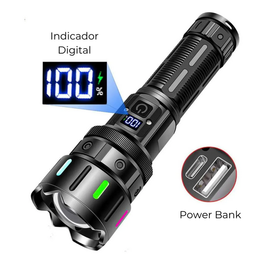 Lampara Recargable Led Ultra Potente 30,000 Lm Power Bank