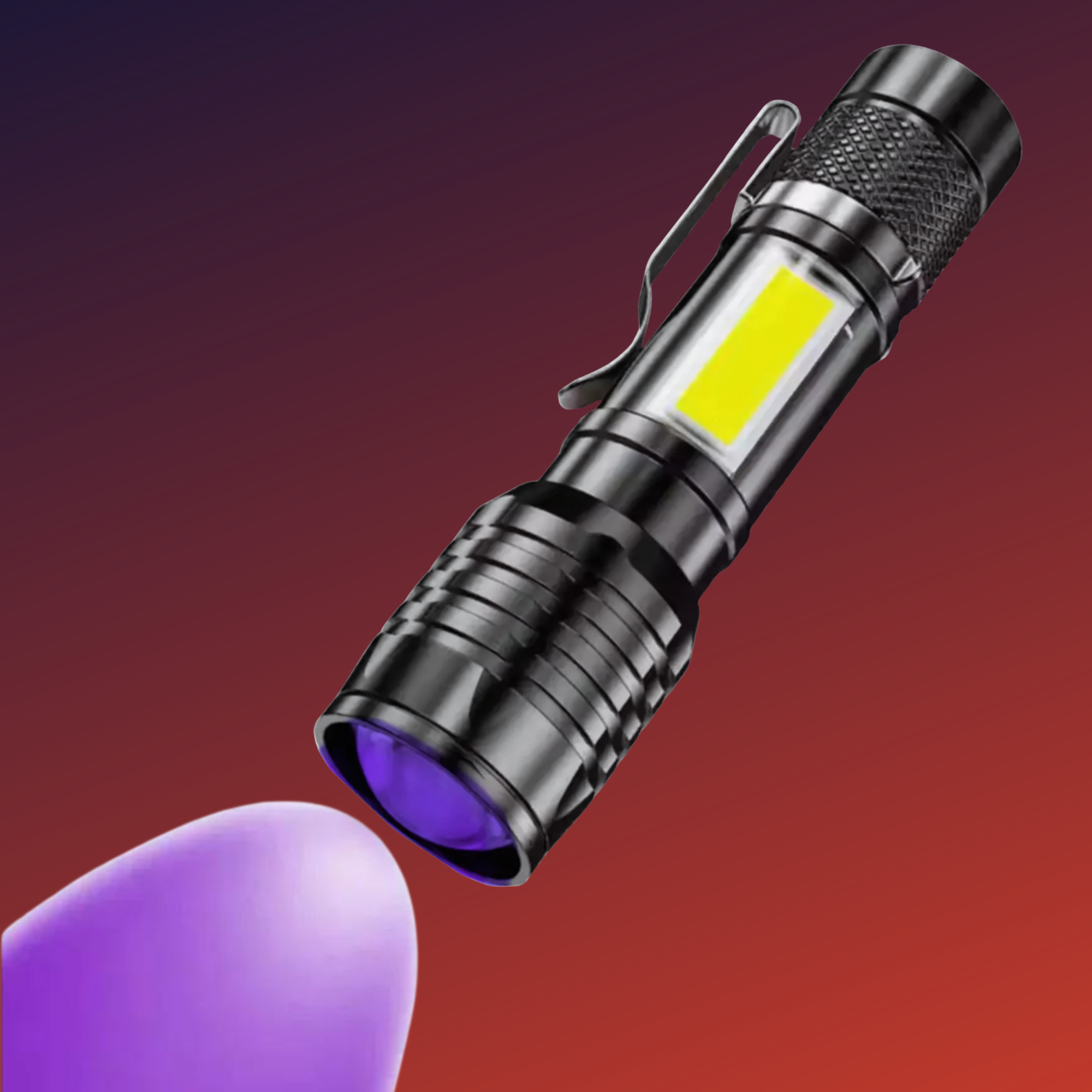 Lampara Led Uv Luz Negra Ultravioleta Recargable Usb