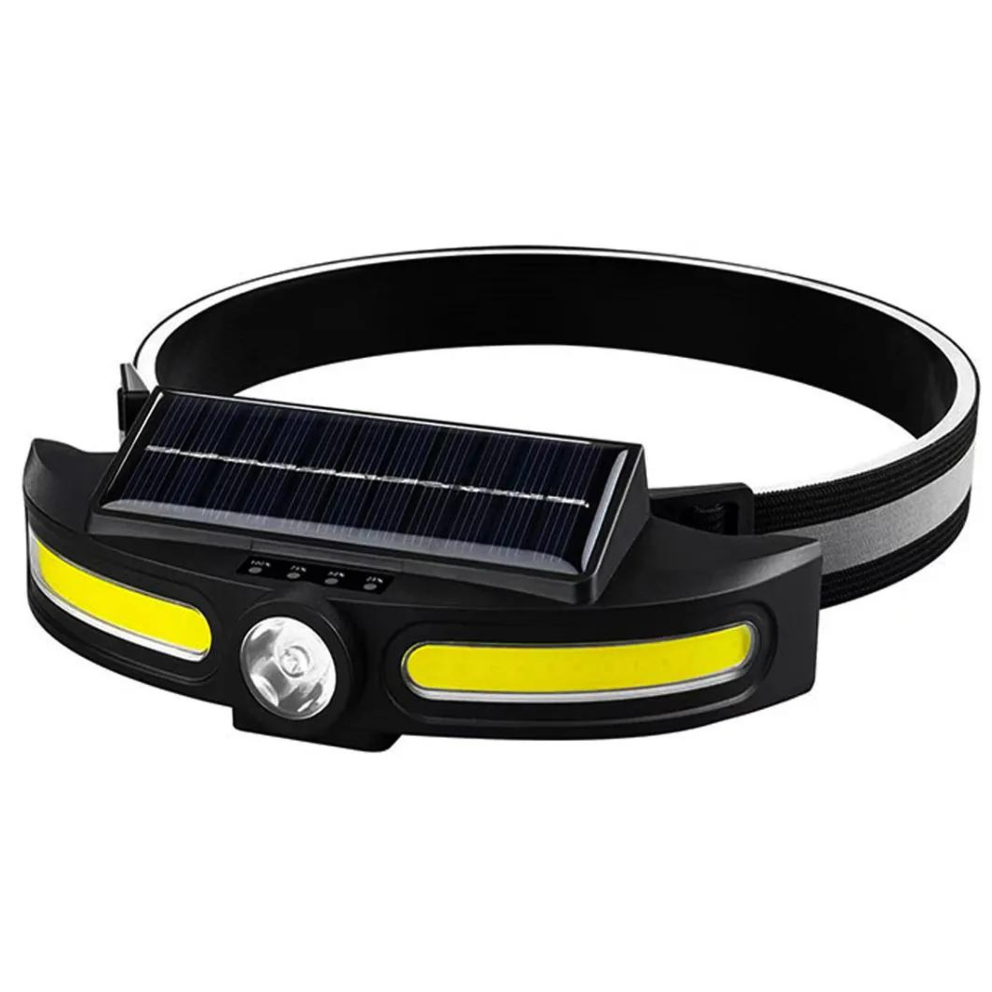 Lampara Solar De Cabeza Recargable Led Cob Y Zoom Usb C