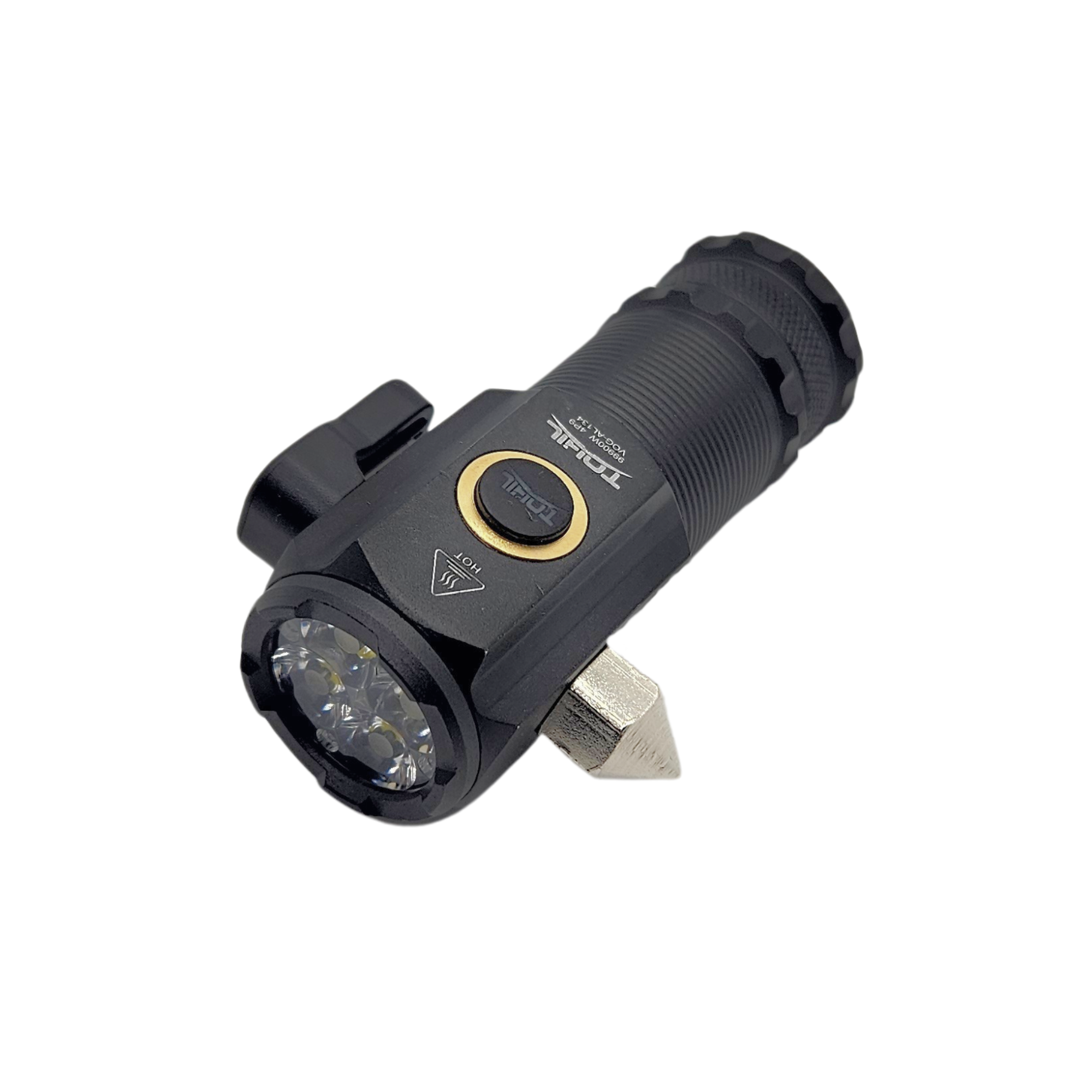 Lampara Ultrapotente Recargable Para Emergencias Con Rompevidrios