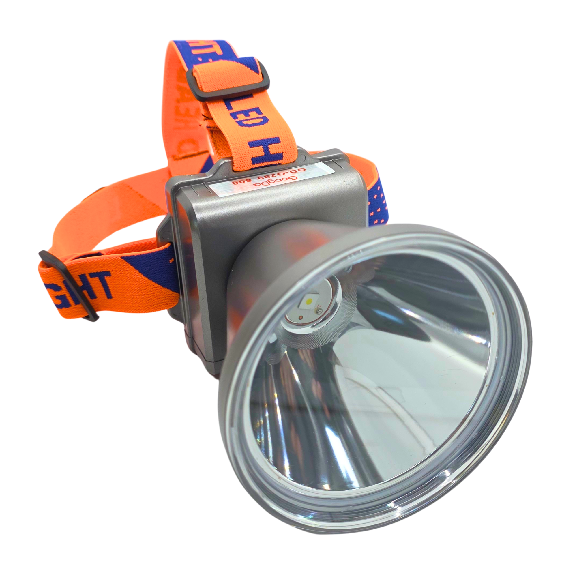 Lampara Recargable Faro D Cabeza Super Potente 3 Modos D Luz Blanco Gris