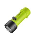 Linterna Táctica Recargable 50m 1000lm Sumergible Led Buceo Blanco Negro