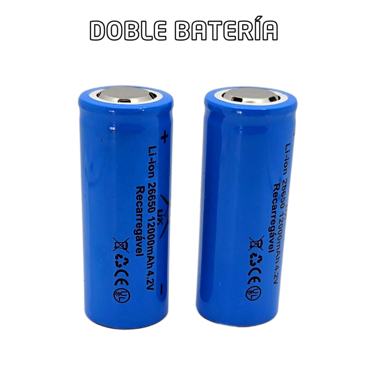 Lampara Tactica Militar Usb Tipo C Recargable Led+cob Cuerpo De Aluminio