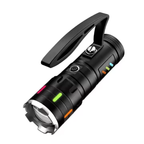 Lampara Tactica Largo Alcance Cob Trasero Agarradera Recarga