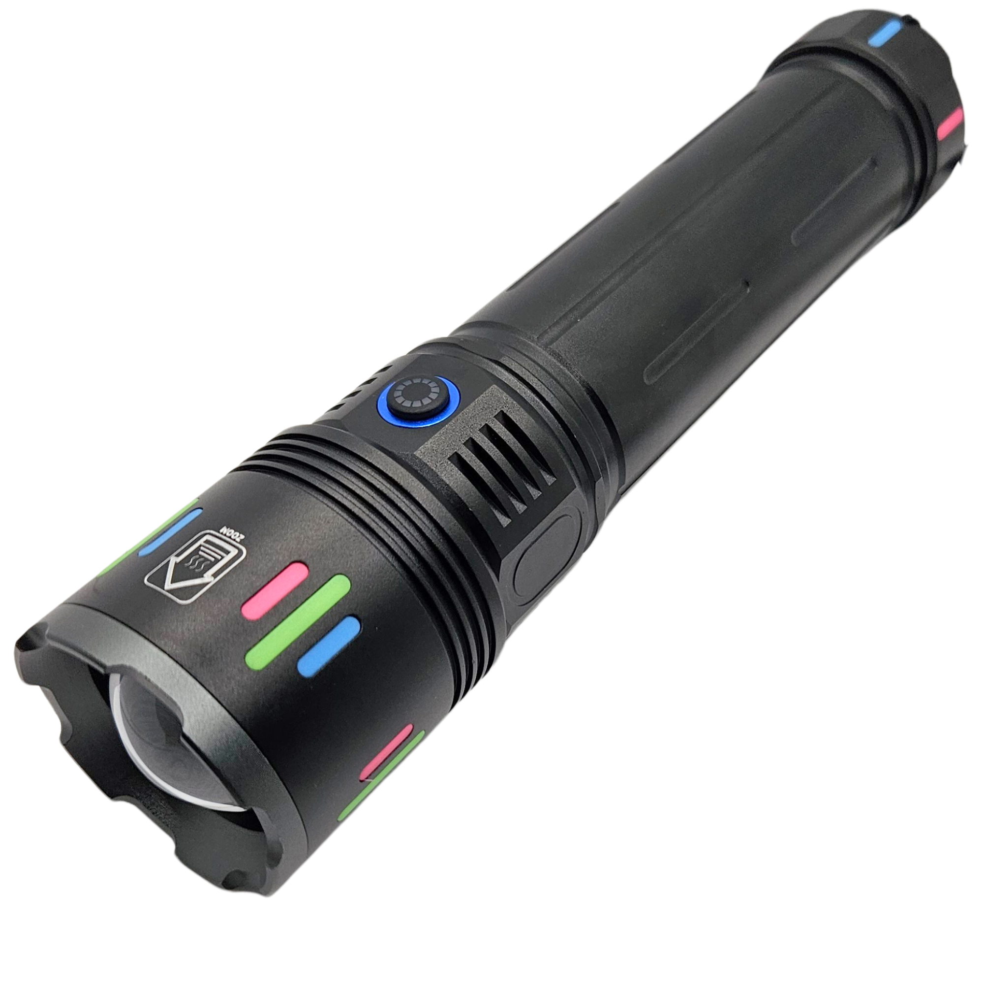 Lampara Led Recargable Tactica Laser Led De Mano Potente