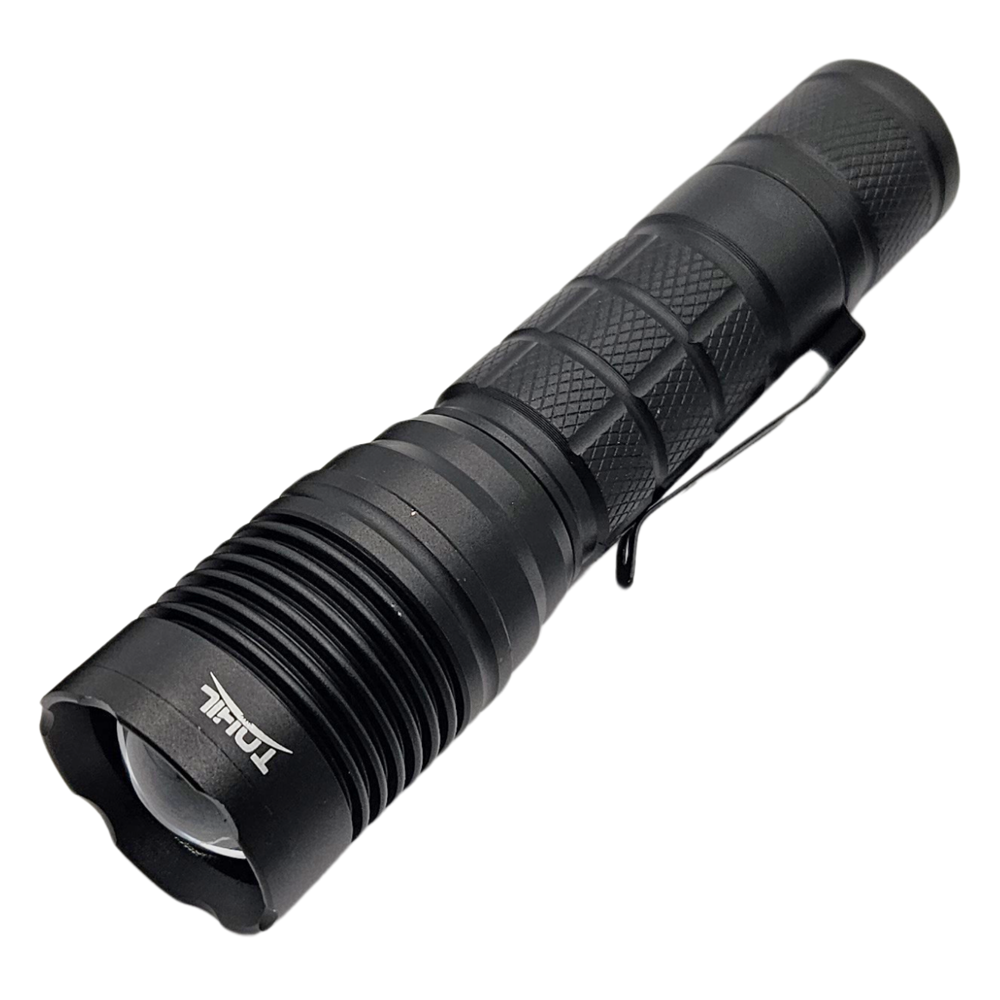 Lampara Tactica Led Recargable 10000 Lumenes Clip Seguridad