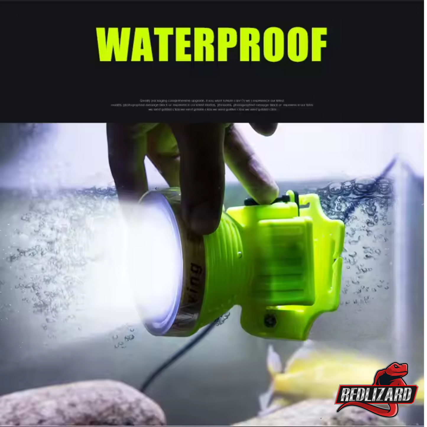 Lampara Para Buceo. Sumergible, Contra Agua. Recargable Led