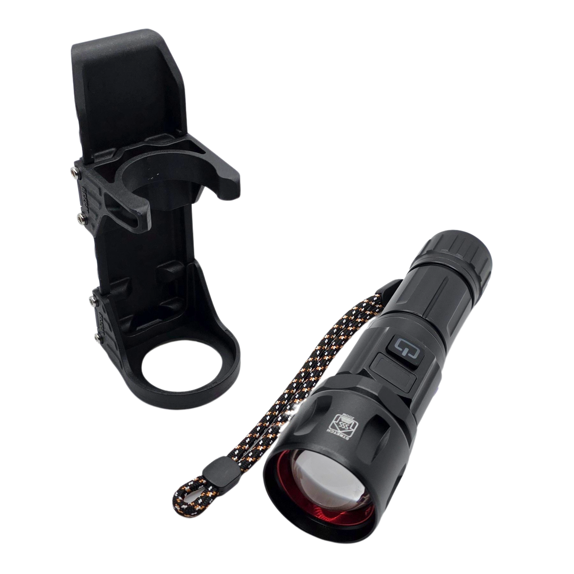 Lampara Tactica Y Porta Linterna P Seguridad 10000lumens Usb