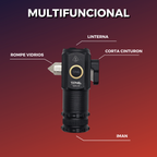 Lampara Ultrapotente Recargable Para Emergencias Con Rompevidrios