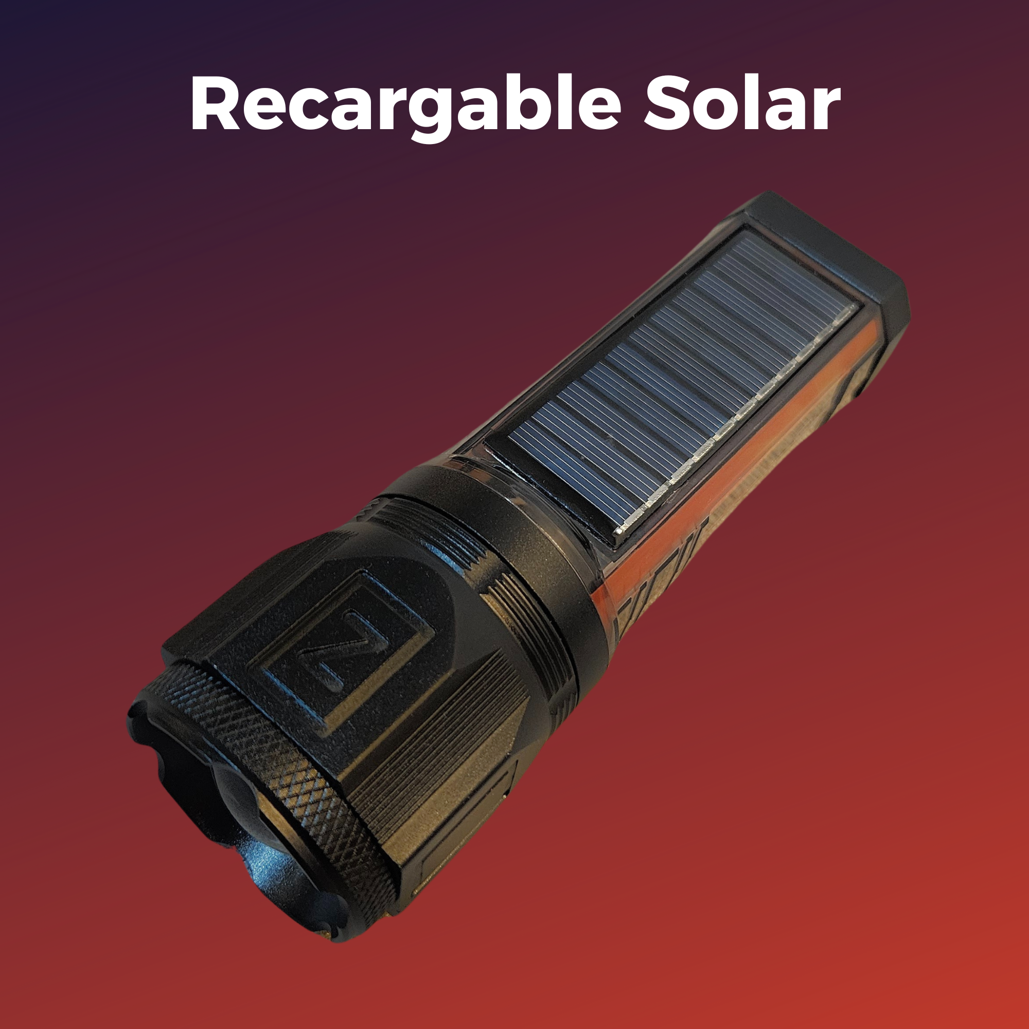 Lampara Tactica Solar Modo Torreta De Policia Power Bank X46