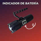 Lampara Recargable Led Ultra Potente Tactica De 30000 Lumens