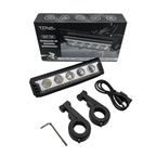 Lampara Para Bicicleta 5 Leds 5 Modos Iluminación Recargable