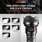 Lampara Recargable 19 Leds Ultra Potente 5 Modos Luz Tactica