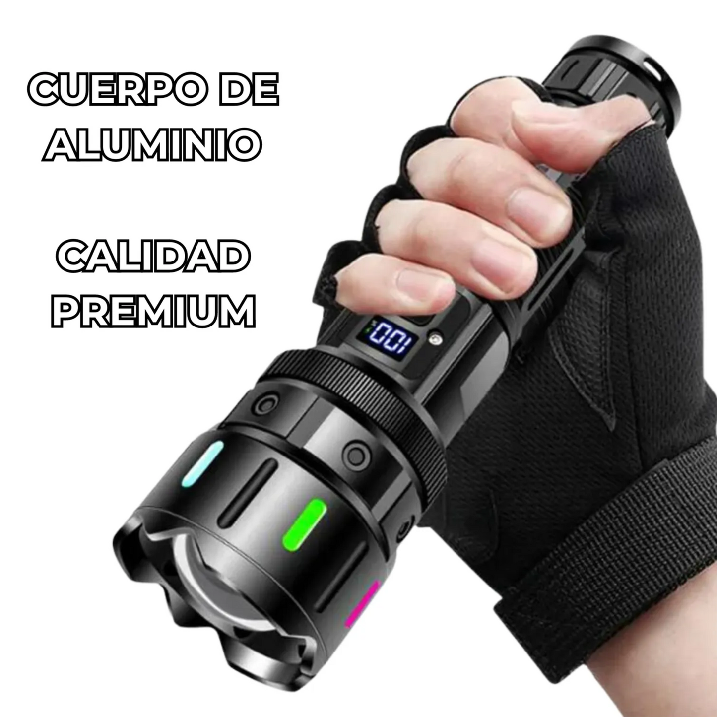 Lampara Recargable Led Ultra Potente 30,000 Lm Power Bank