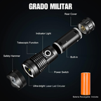 Lampara Led Potente 5000 Lumens 5 Modos Luz Grado Militar