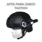 Lampara Tactica Militar Recargable Led T6 + Cob Modo Policia