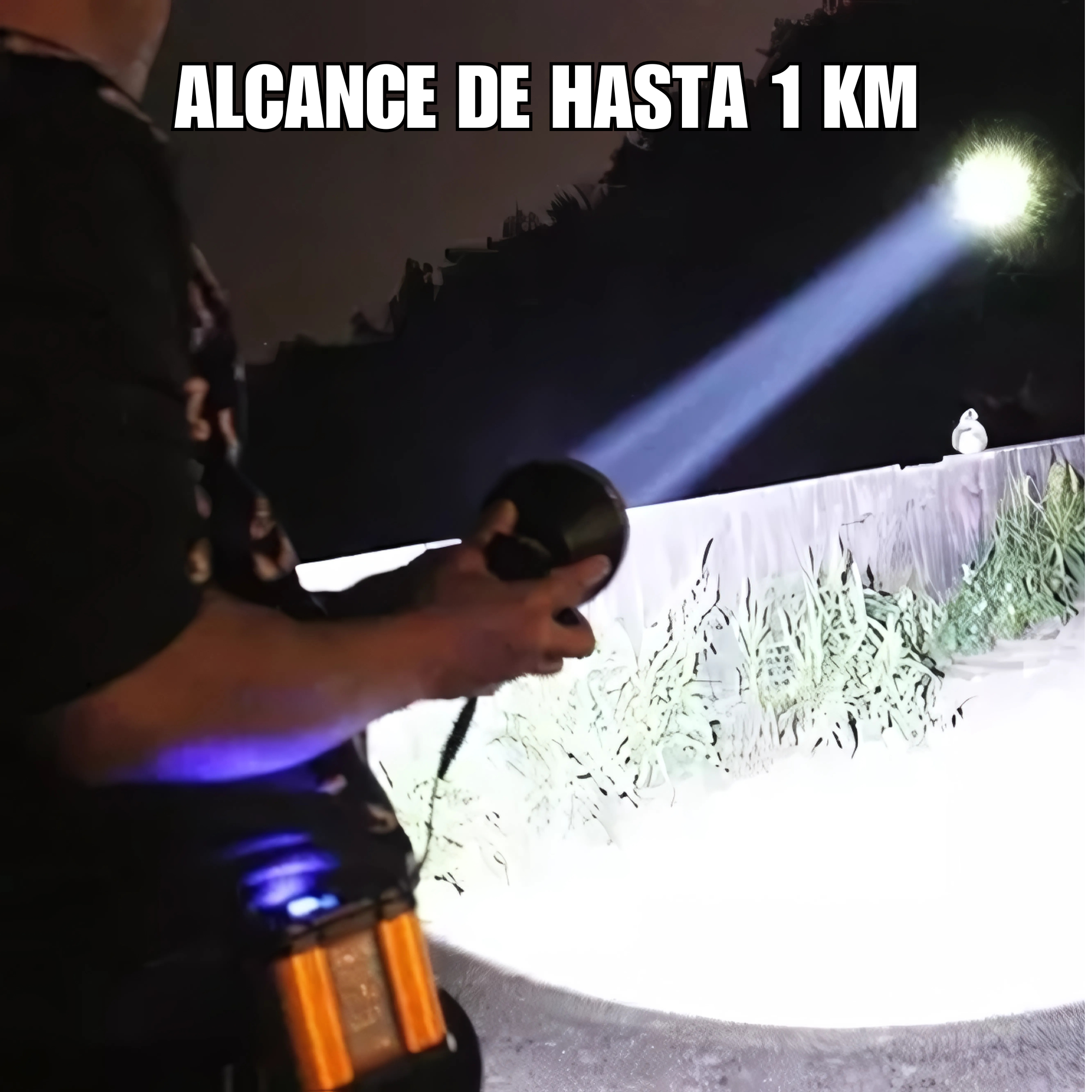 Lampara De Cacería La Bestia Largo Alcance Cabeza Power Bank