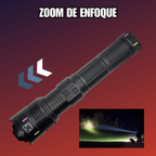 Lampara Tactica Recargable 8 Pilas 18650 5 Modos De Luz