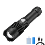 Lampara Tactica Led Xml T9 Ultra Potente Aluminio Negro