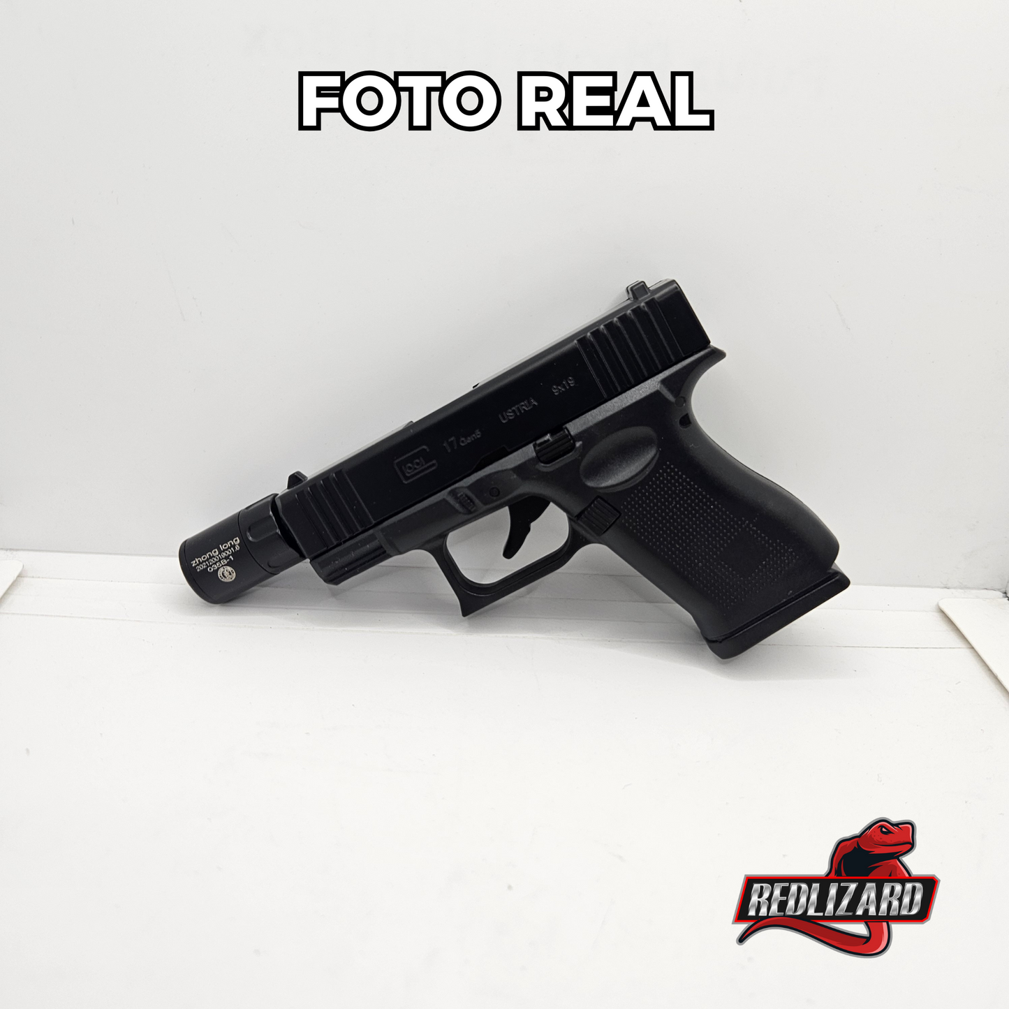 Encendedor Pistola En Forma De Pistola Glock Soplete