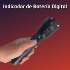 Lampara Tactica Militar Recargable Usb C Led Dimeable Al-135
