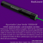 Puntero Laser Verde Ultra Potente Con Llave De Seguridad
