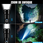 Lampara Led Potente 5000 Lumens 5 Modos Luz Grado Militar