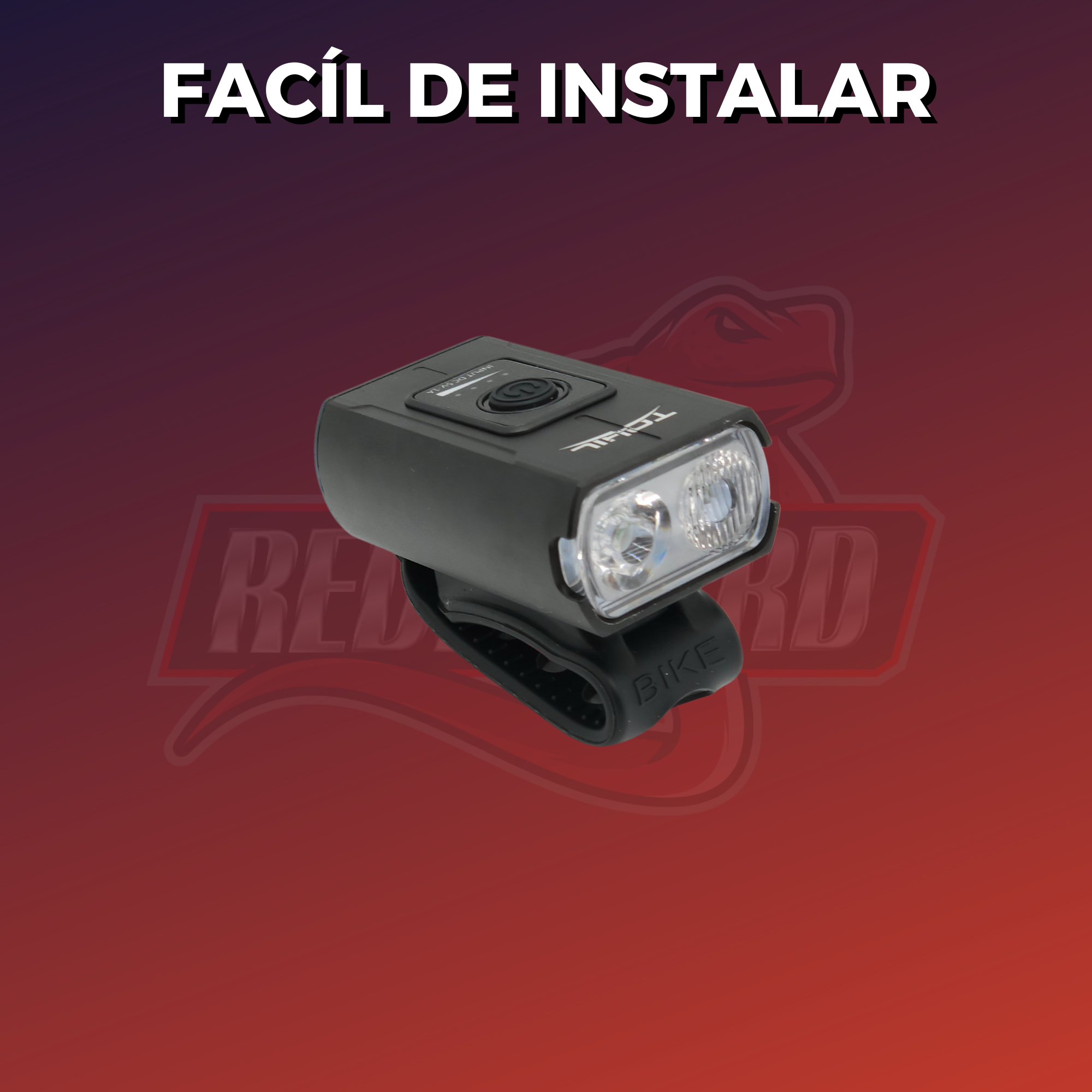Lampara Bicicleta Frontal Recargable Led 6000 Lúmenes