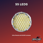 Lampara Tactica Recargable De 55 Leds Potente 50000 Lumenes