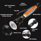 Lampara Tactica Ultra Potente Recargable Led P912