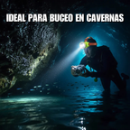 Lampara Para Buceo. Sumergible, Contra Agua. Recargable Led